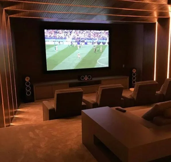 Sala de cinema residencial